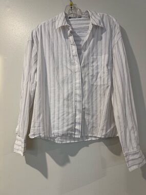 Vince cropped Button-Up Shirt